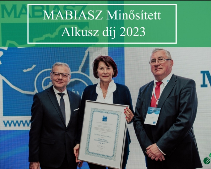 MABIASZ Minősített Alkusz Díj